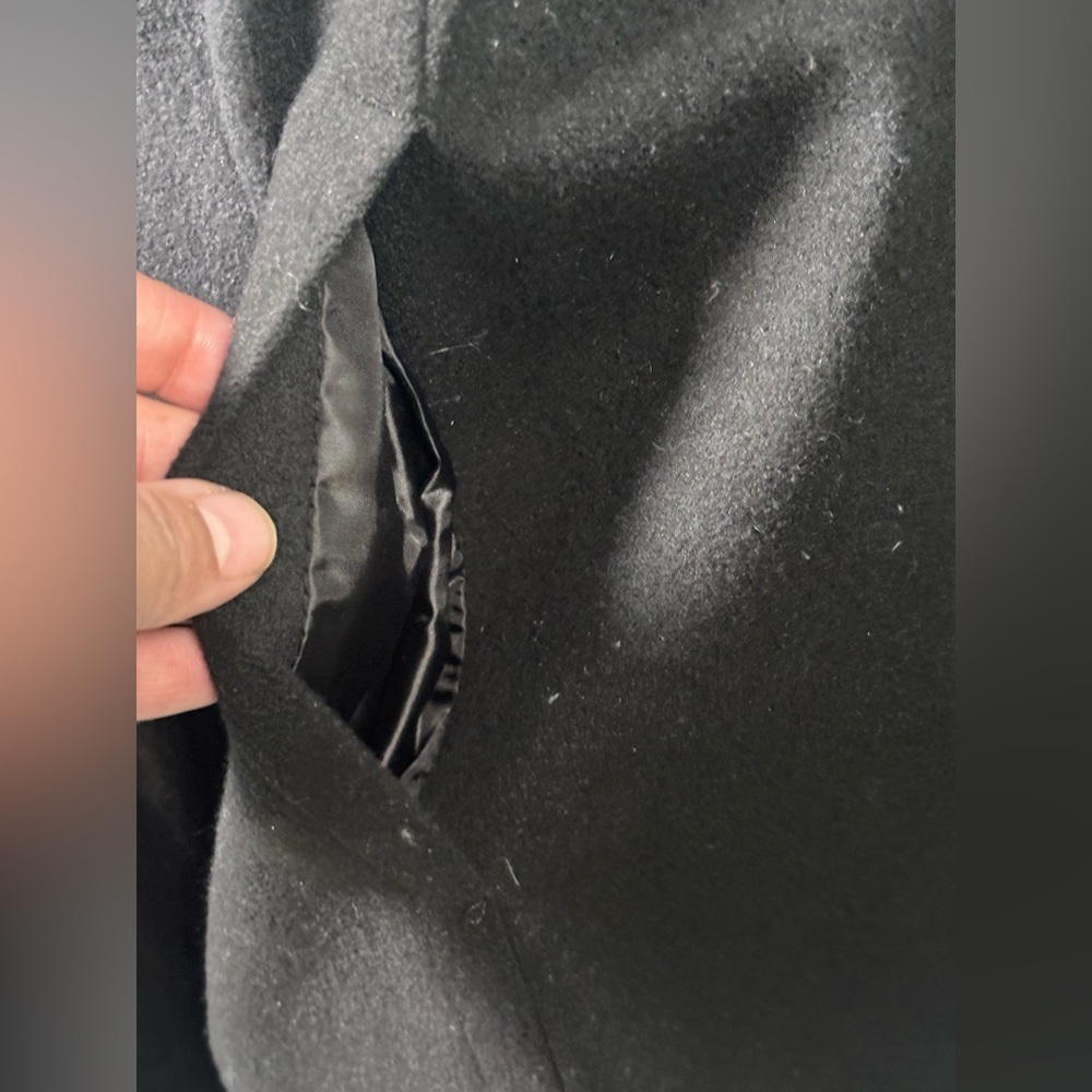 Elegant Black Women's Trench Coat - Picture 5 of 12